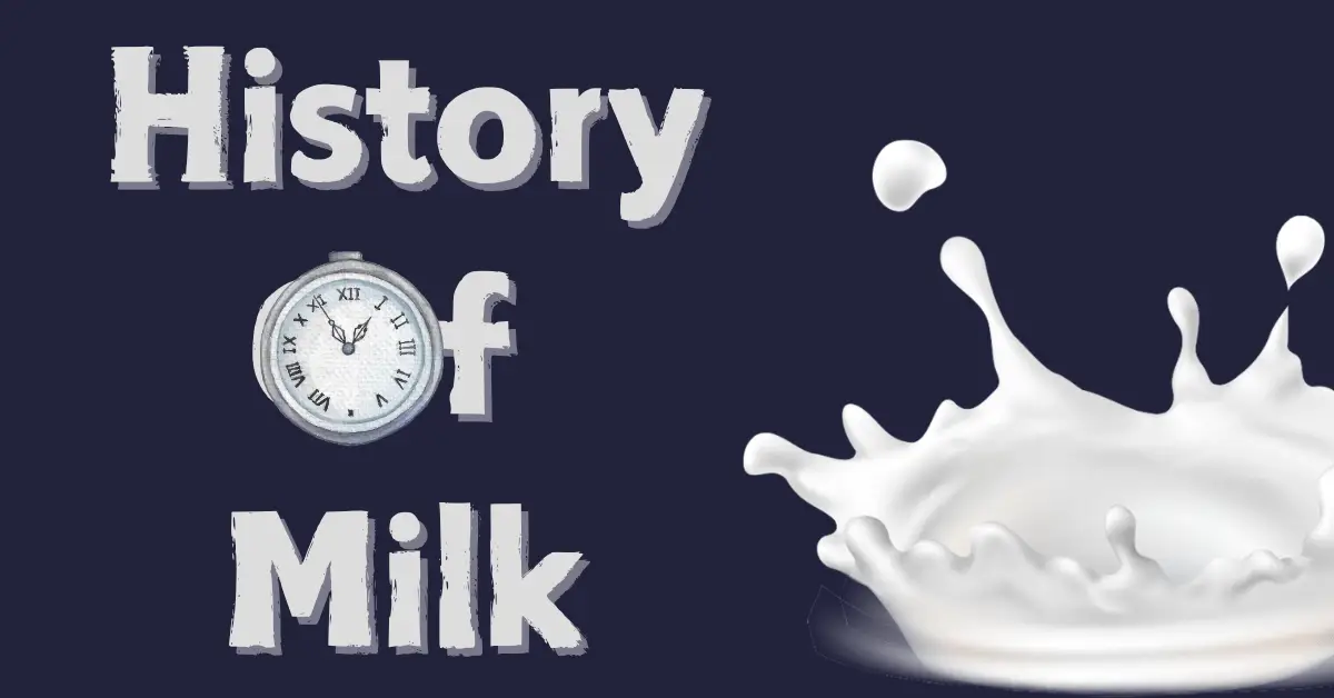 history of milk