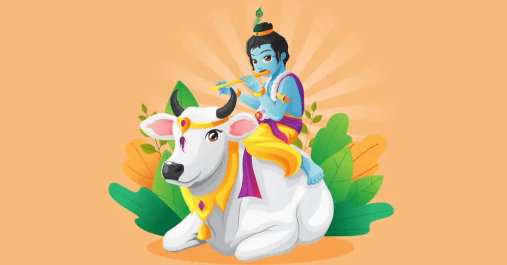 relationship between Lord Krishna and cows